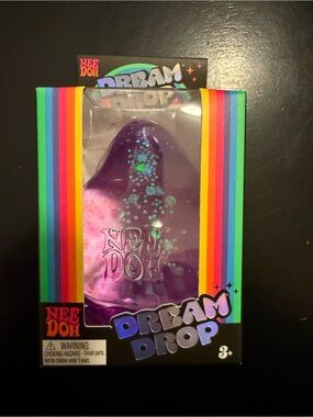 NeeDoh Dream Drop Purple Glitter